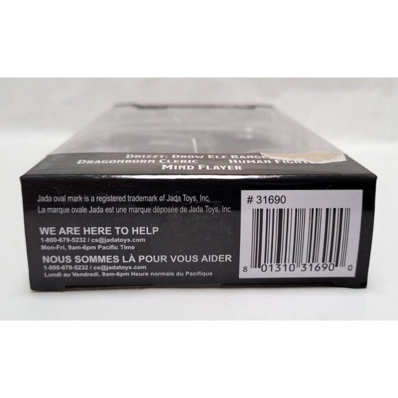 Jada Toys Dungeons & Dragons Die Cast 4-Piece Figure Set #31690 - Box Damage - Picture 6 of 7